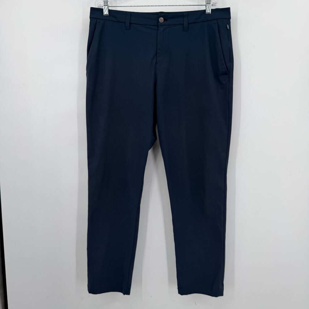 Lululemon Commission Pant Classic Slim Fit Navy Warpstreme Men’s 34